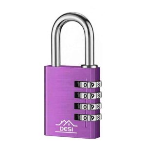 Futuristic colorful door lock