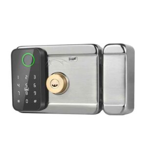 Safety alarm system door lock