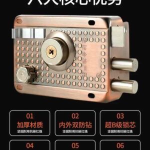 High secured metal lock